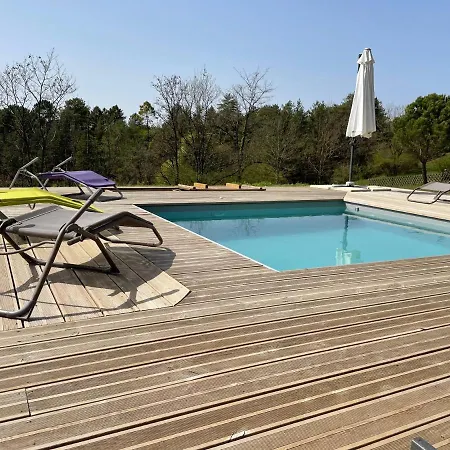 L'Etoile De Jor Eco-Lodge, A Ground Floor Ecologically Renovated Home With Pool And View Дом отдыха Plazac